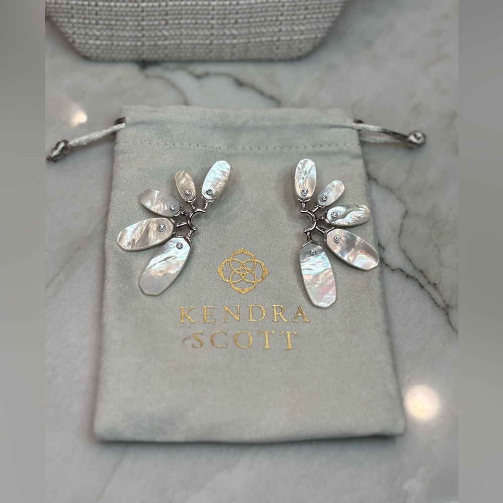 Kendra Scott Ashlyn Drop Down Earrings Same Day Shipping - Picture 7 of 7